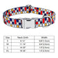 Mondrian metal buckle collar
